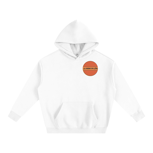 Hoodie oversize la rose en feu