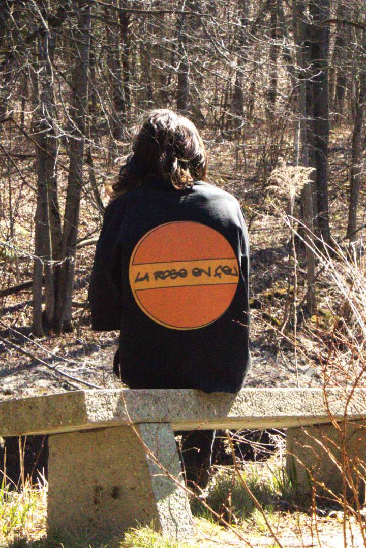 T shirt la rose en feu